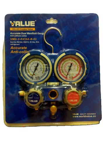 2-Wege Monteuerhilfe Value Analog R404A,R407C,R134a,R22