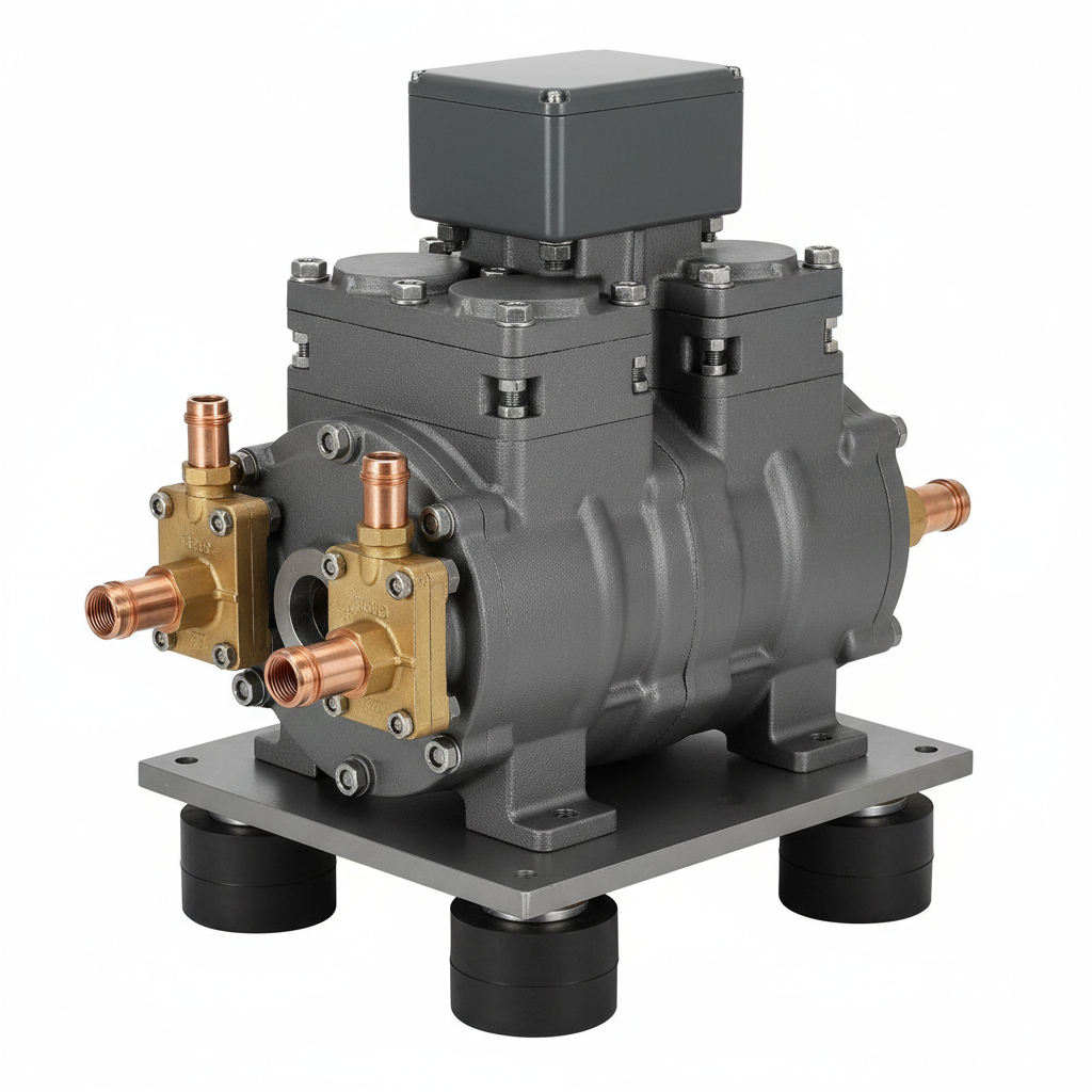 SRMtec RW5-L125 Halbhermetischer Schraubenkompressor 420 PS 125 KW – Niederdruck